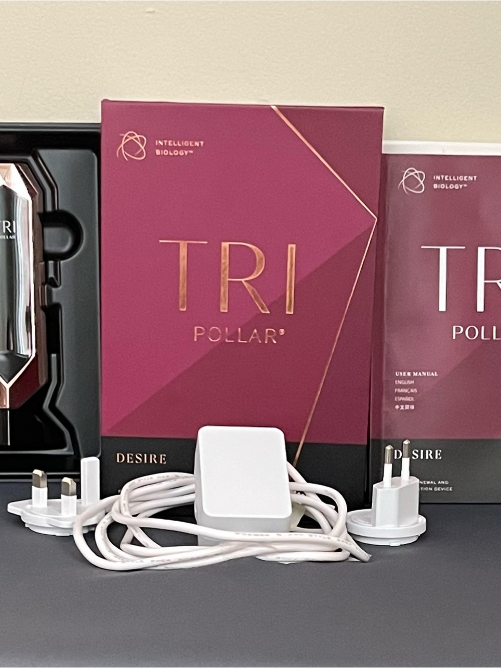 TriPollar Desire Facial Device - Burgundy